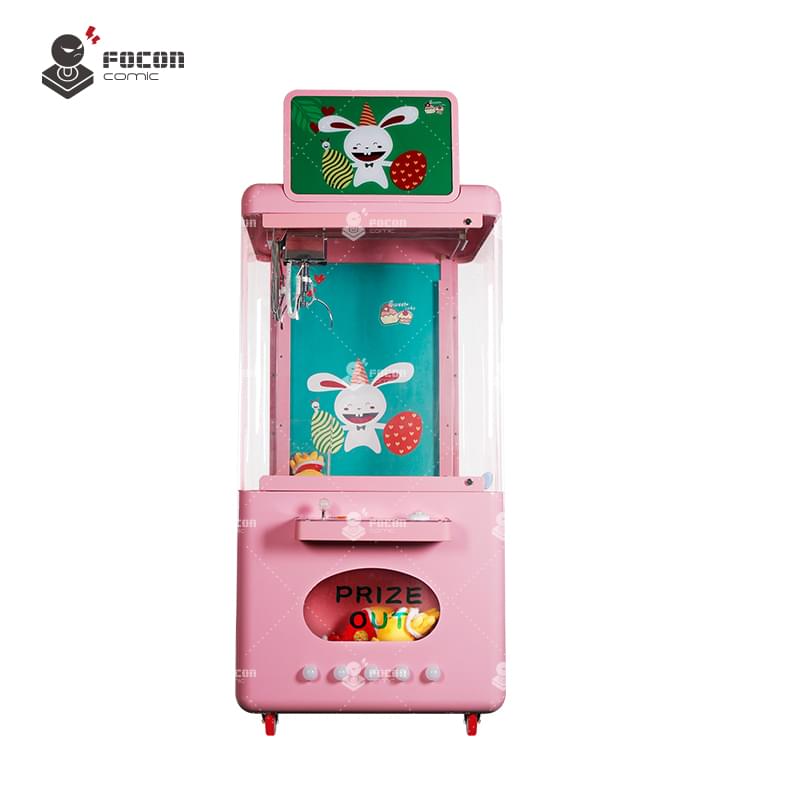 Customized claw vending arcade game machine Focon Animation