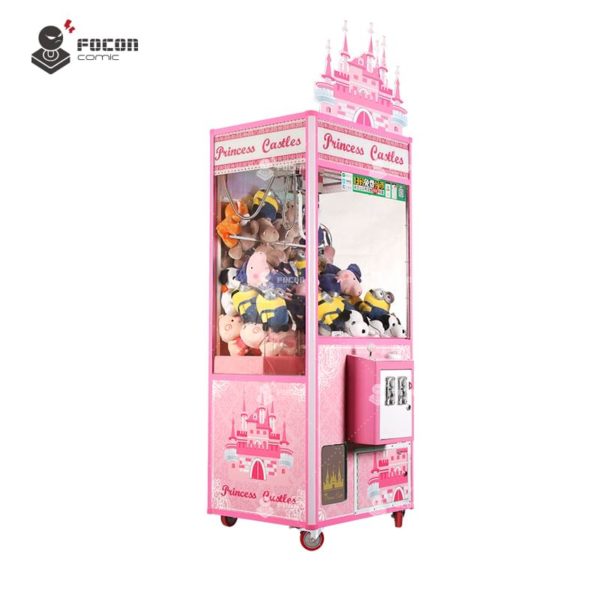 Focon Pink style crane claw toy game machine