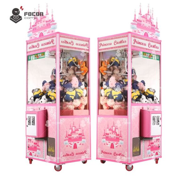 Focon Pink style crane claw toy game machine