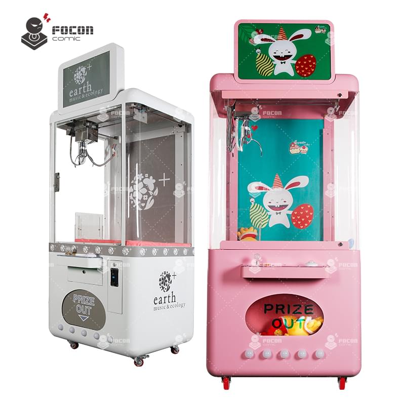 Customized claw vending arcade game machine Focon Animation