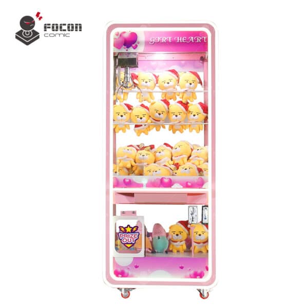 Focon Original Claw Prize Vending Machine Transparent Style FCM-001