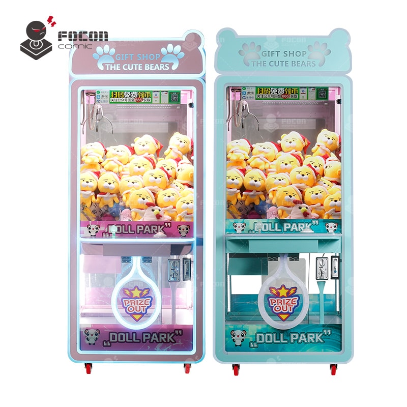 Focon Original Claw Prize Vending Machine Transparent Style FCM-002