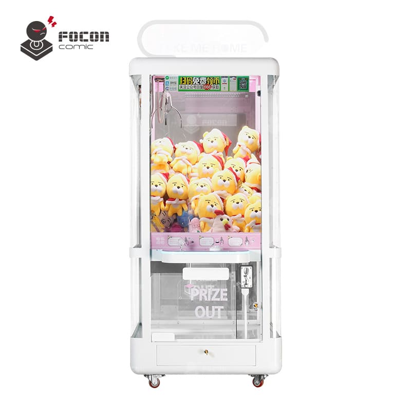 Focon Original Claw Prize Vending Machine Transparent Style FCM-003