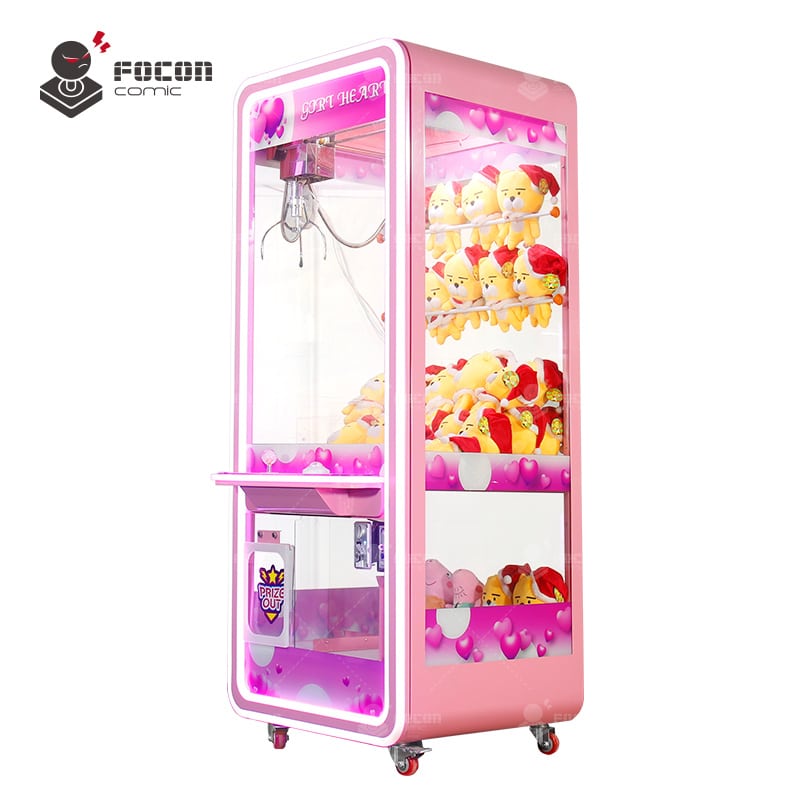 Focon Original Claw Prize Vending Machine Transparent Style FCM-001