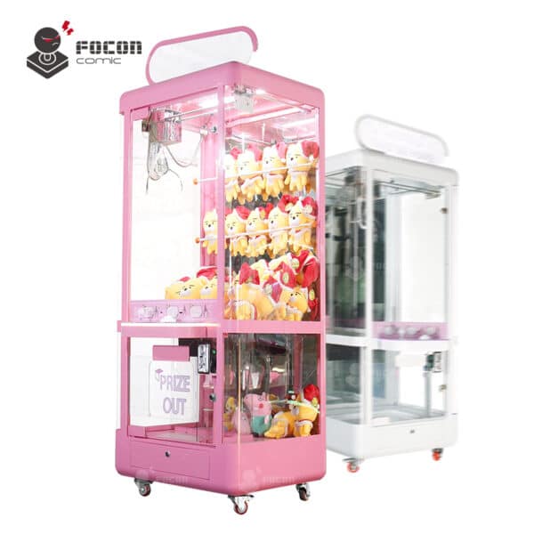 Focon Original Claw Prize Vending Machine Transparent Style FCM-003