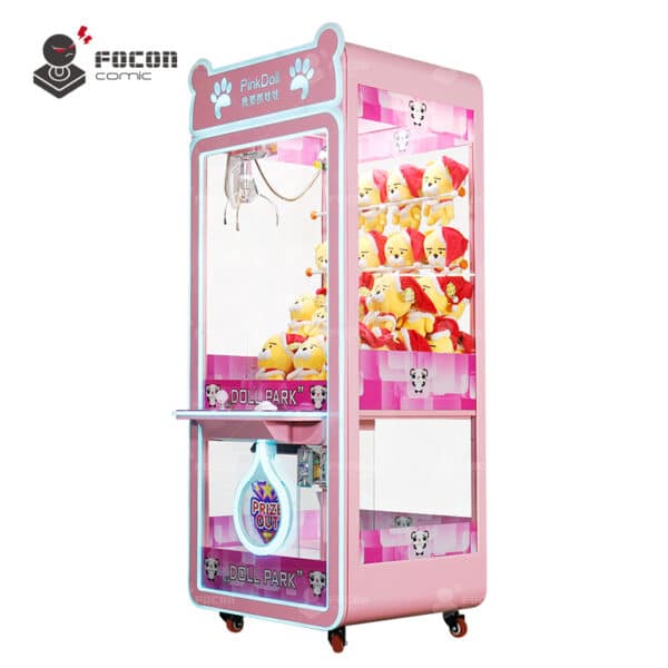 Focon Original Claw Prize Vending Machine Transparent Style FCM-002